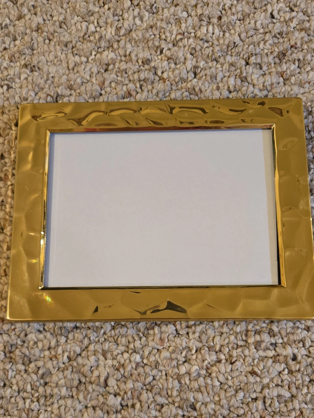 Textured Polished Brass Frame - 5